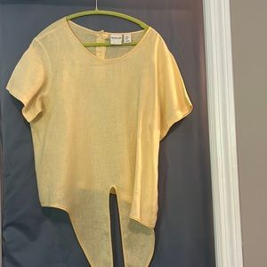 Rachael Zoe, 100% Linen top.